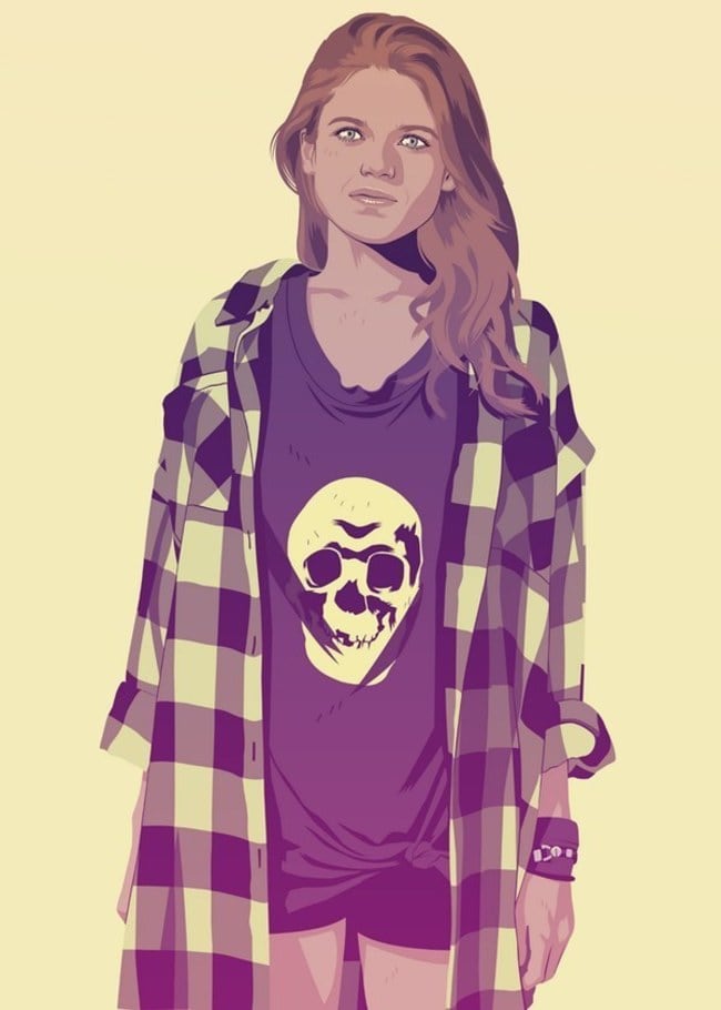 This Is What 32 Game Of Thrones Characters Would Look Like If They Lived In The ’80’s and ’90’s 6aaac4dda97e48c10335bf2901d38f50_650x