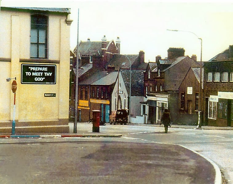 A soldier making the long walk to defuse a car bomb in Northern Ireland.
