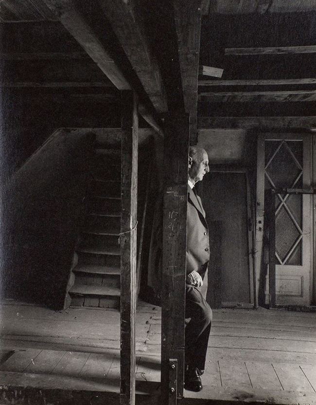  Anne Frank’s father Otto, revisiting the attic where they hid from the Nazis. He was the only survivor (1960).