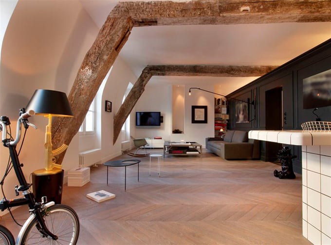 Parisian Attic by Marie Deroudilhe parisian-attic-02
