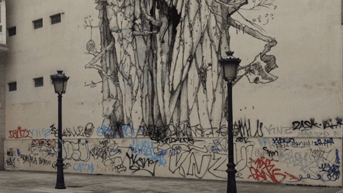 Streetart: Animated Mural / GIFitti by WEDO wedo_gifitti_04