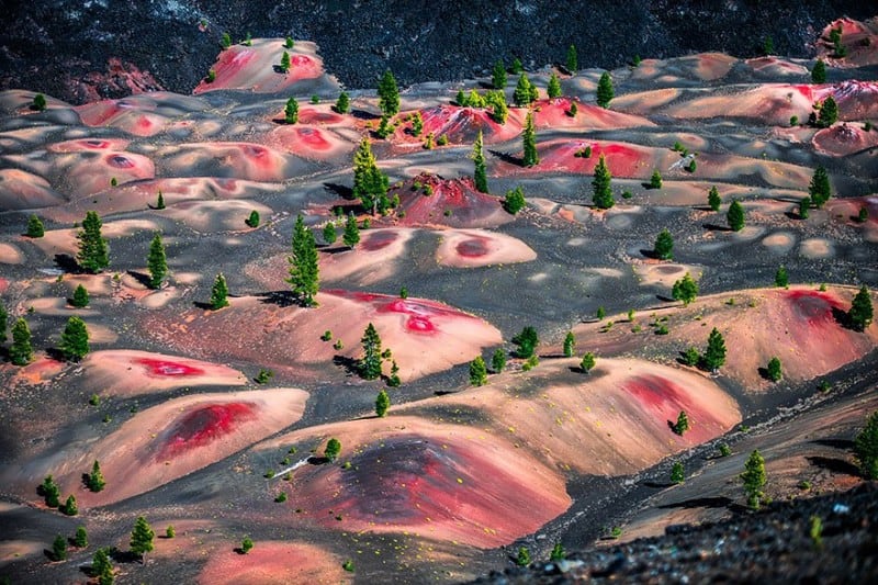30 Charming Places That Are Hard To Believe Really Exist source: lou lu {link: http://500px.com/photo/76942777/colorful-dunes-by-lou-lu}