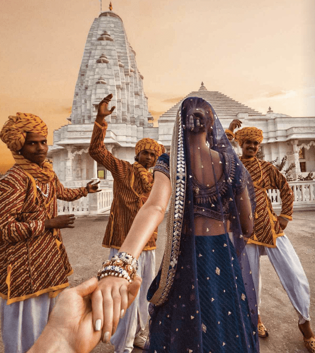 Murad Osmann's 'Follow Me To' For Harper's Bazaar Bride India indian-bride-follow-me-murad-osmann-7