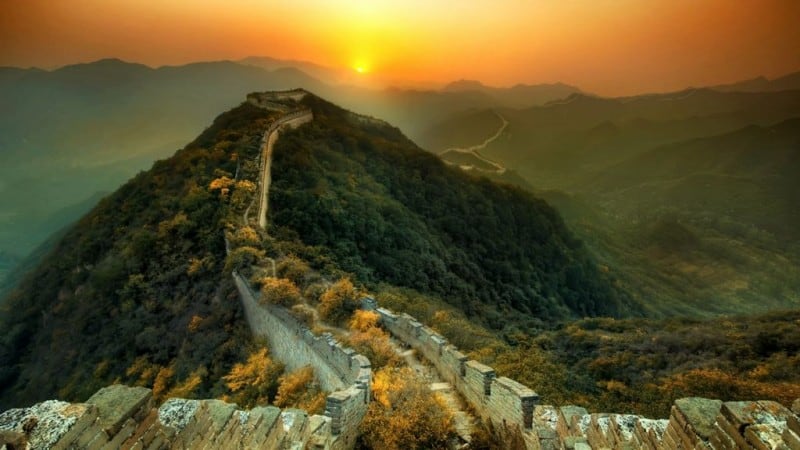 view-from-top-great-wall-china