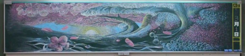 chalkboard-blackboard-art-highschool-nichigaku-japan-8