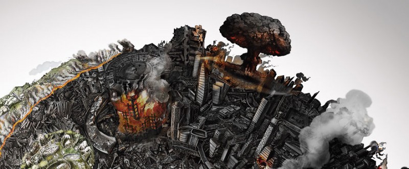 Detailed Series Of Drawings Showing the Harm We've Done to Earth yin_yang_06