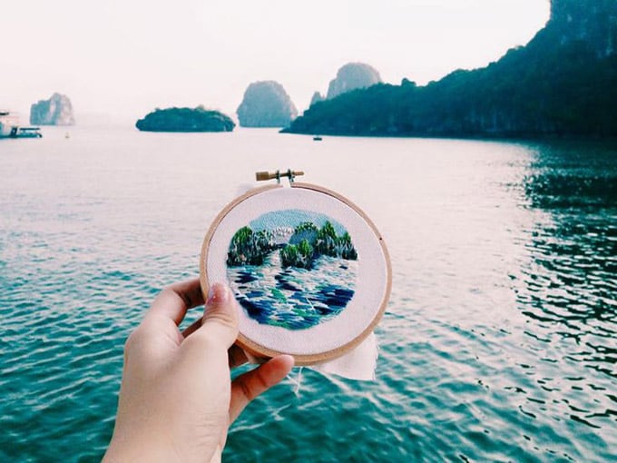Sew Wanderlust: Cross-stitch Travel Photographs by Teresa Lim mll1mreyhak