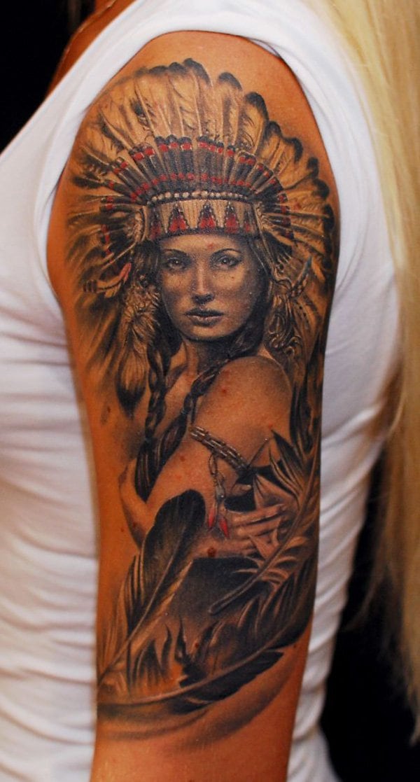 Image result for yaqui Native American tattoo  Tatouages guerrier Images  amérindiens Tatouage indien