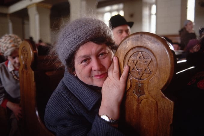 synagogue, moscow, 1990