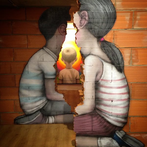 Street Art by Seth Globepainter walking-on-a-dream-solo-show-galerie-itinerrance-paris