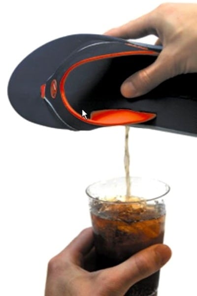 flip flop beer holder
