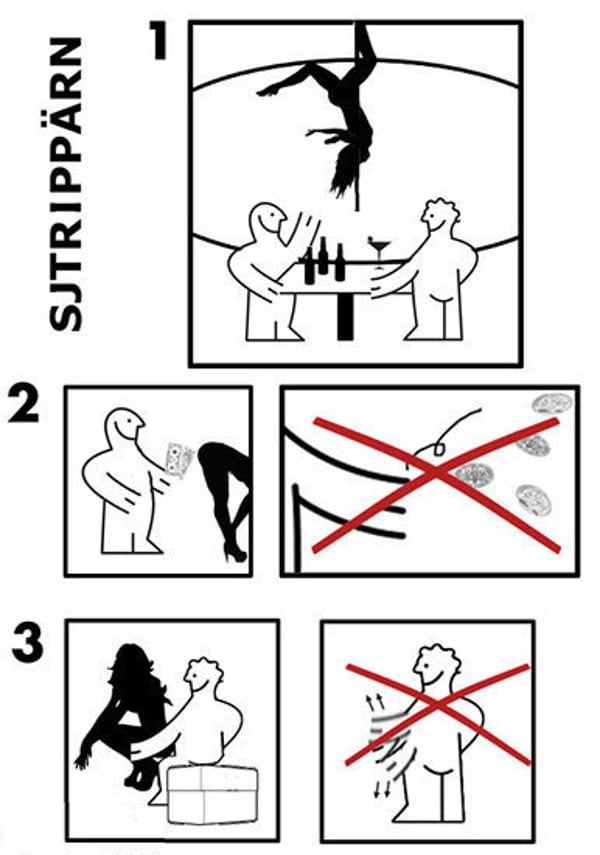 Hilarious IKEA 'assembly' Instruction Jokes funny striptease joke via ikea flat pack instructions