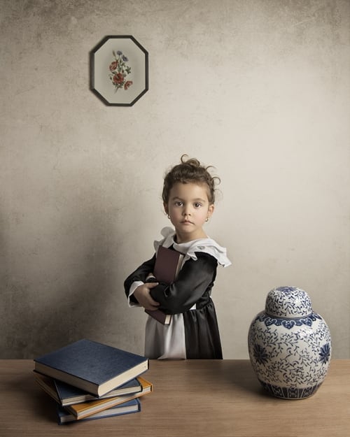 Photographer Shoots Marvelous Photos of His Daughter in the Style of Classic Paintings © bill gekas
