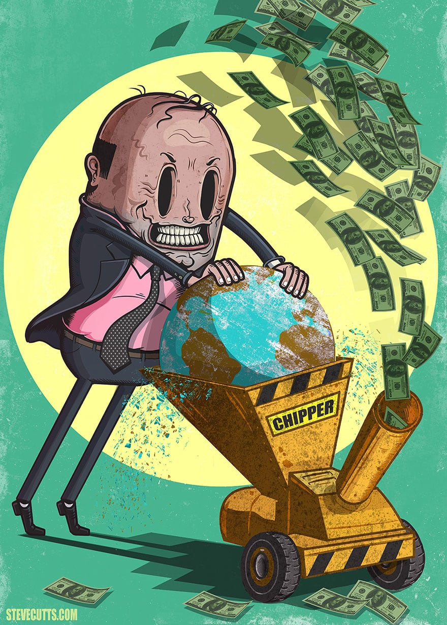 Sad Truth About Modern World Illustrated By Steve Cutts modern-world-caricature-illustrations-steve-cutts-1