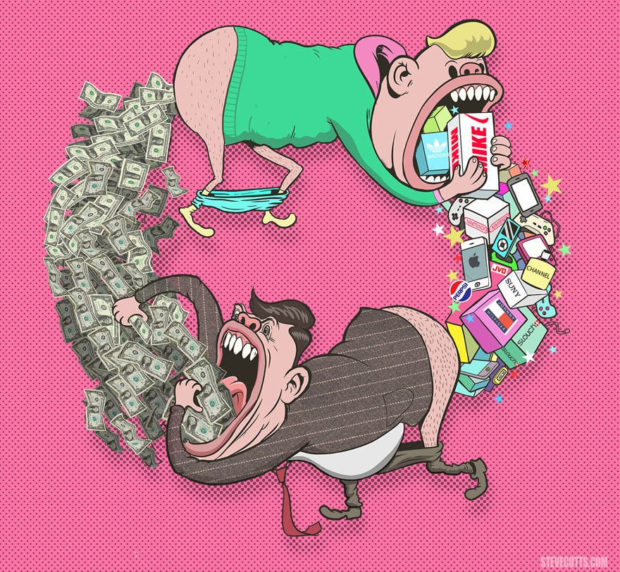 Sad Truth About Modern World Illustrated By Steve Cutts modern-world-caricature-illustrations-steve-cutts-2