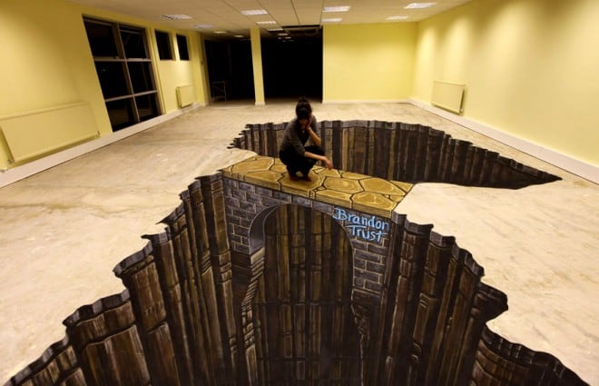 3d floor street art