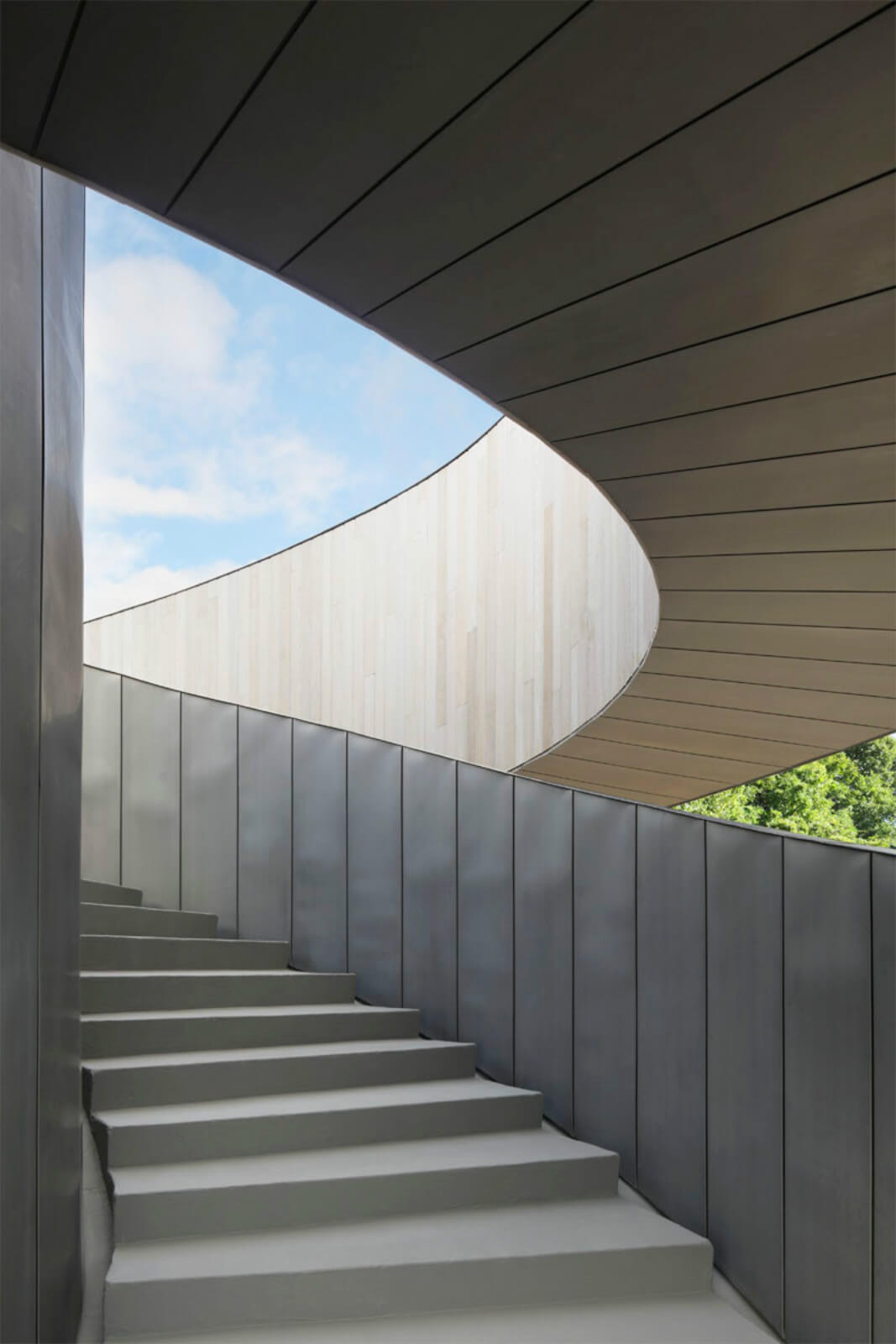 Ribbon Chapel By Hiroshi Nakamura & NAP Co arch2o-hiroshinakamura-ribbonchapel-06