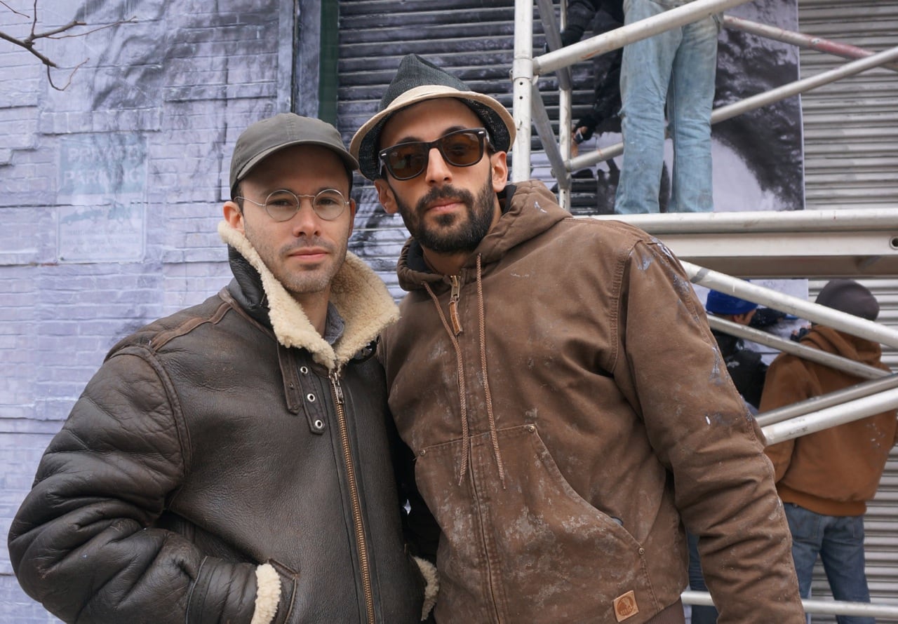 Street Artist JR Teams Up with Daniel Arsham for a Mural in NYC jr-daniel-arsham-am-216