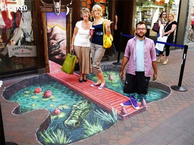 floor lake street art