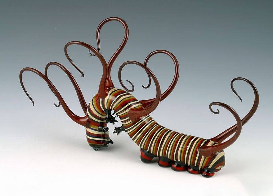 Hand-Blown Glass Creatures Come to Live In Beautiful Sculptures By Scott Bisson glass-sculptures-scott-bisson-2__880