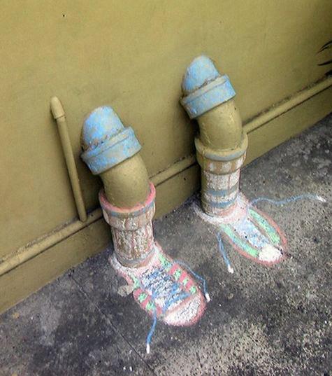 legs street art