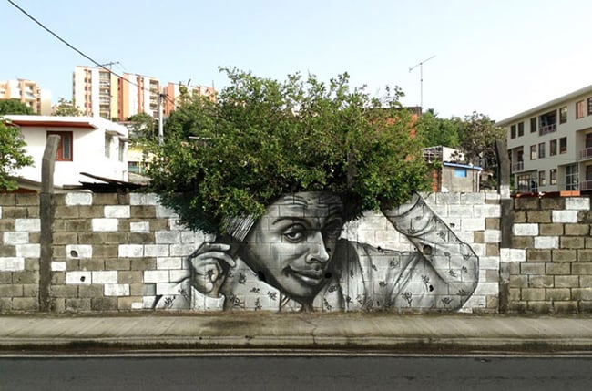 nature street art