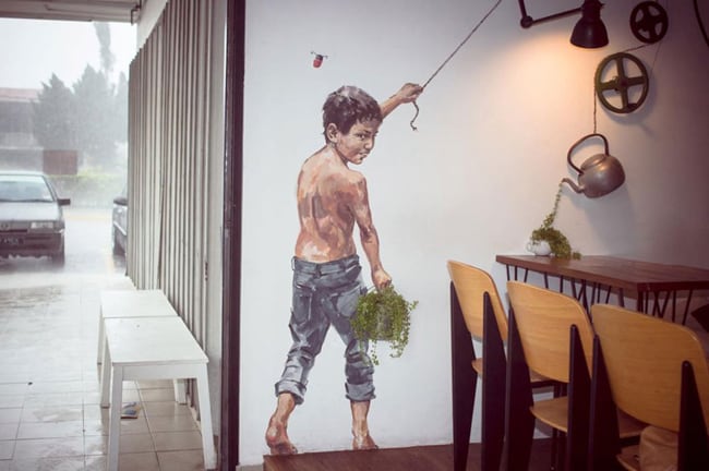 restuarant street art