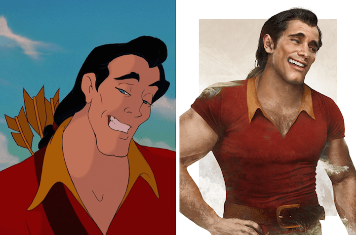 Artist Cleverly Depicts What Disney Villains Would Look Like in Real Life gaston from beauty and the beast