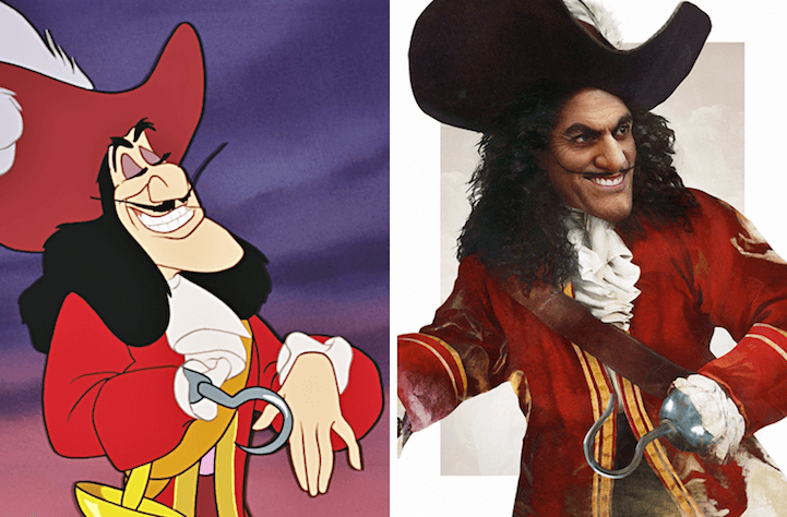 captain hook from peter pan