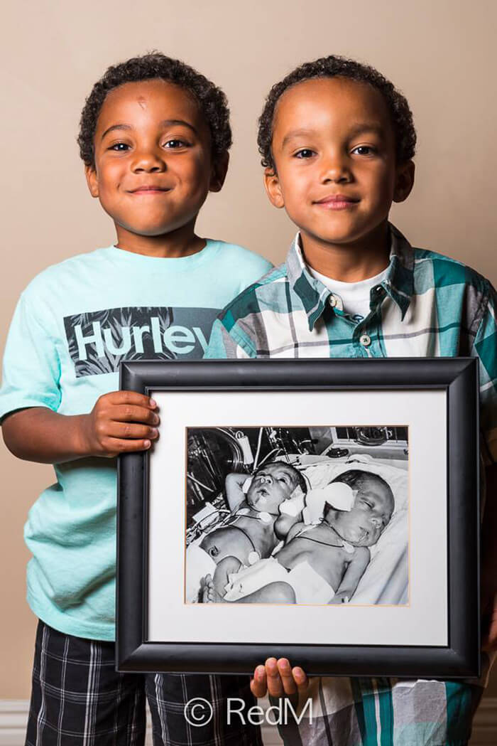 Noah and Nathan, born at 32 weeks