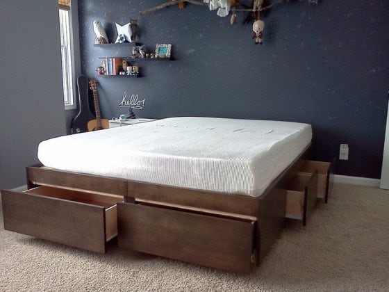 11 Inspiring Ideas To Merge Your Bed and Storage Storage-bed