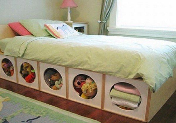 11 Inspiring Ideas To Merge Your Bed and Storage bed-with-storage-for-toys