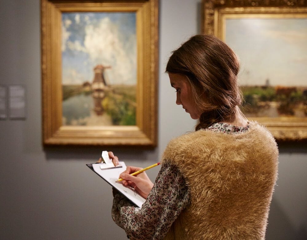 An Amsterdam Museum Asks Visitors to Change Their Selfie Sticks for Pencils and Paper rijksmuseum-selfies-on-paper-freeyork-4