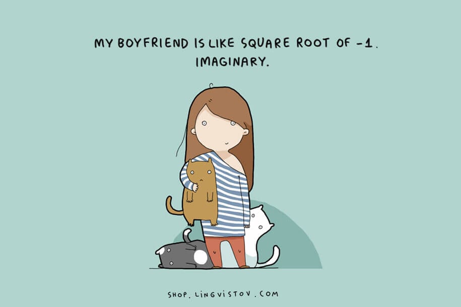15 Illustrations That Only Single Girls Can Understand single-girl-lingvistov-freeyork-9
