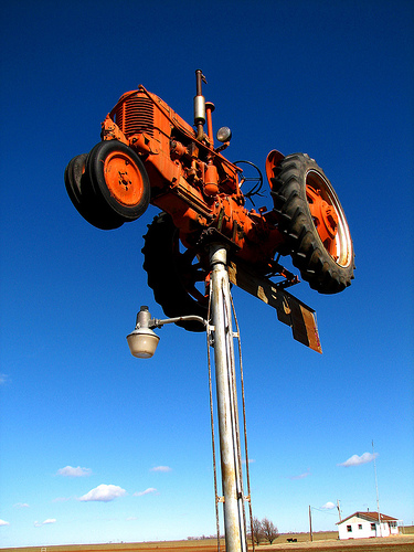 tractor weathervane