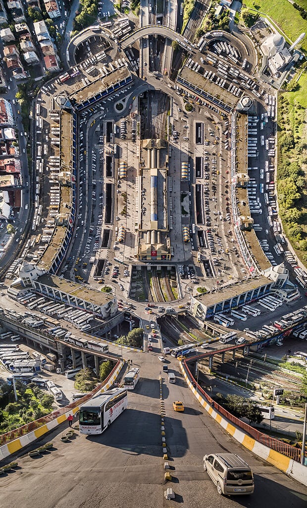 Turkish Artist Turns Istanbul Upside Down to Form Warped Cityscapes cityscapes-aydin-buyuktas-fy-11