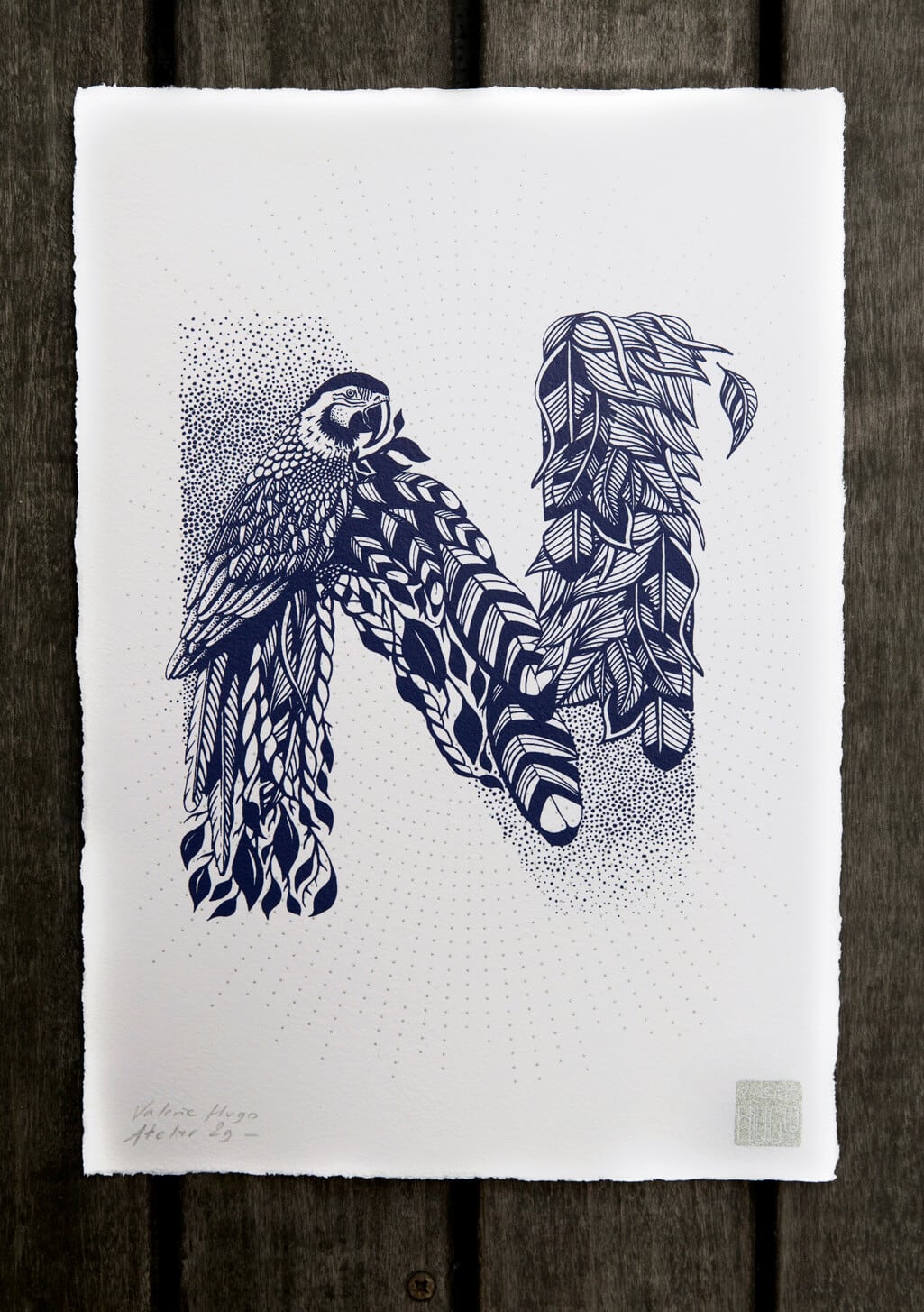 Nature Inspired Typography by Valérie Hugo typography-valerie-hugo-fy-9