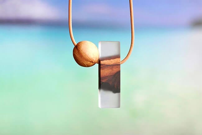 Handcrafted Eco-Friendly Jewelry Made From Driftwood And Resin amado-gudek-6
