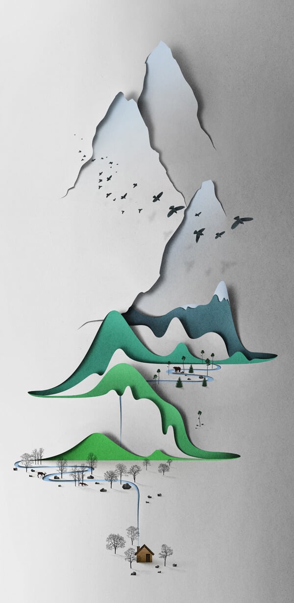 Eiko Ojala's Digital Papercut Illustrations paper-cuts-eiko-ojala-freeyork-7