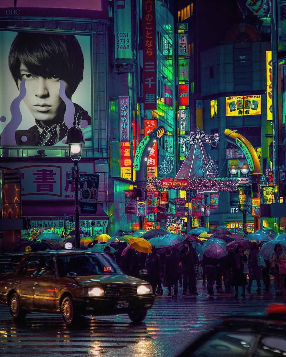 Beauty of Tokyo's Neon Streets at Night by Liam Wong tokyos-night-life-liam-wong-freeyork-2