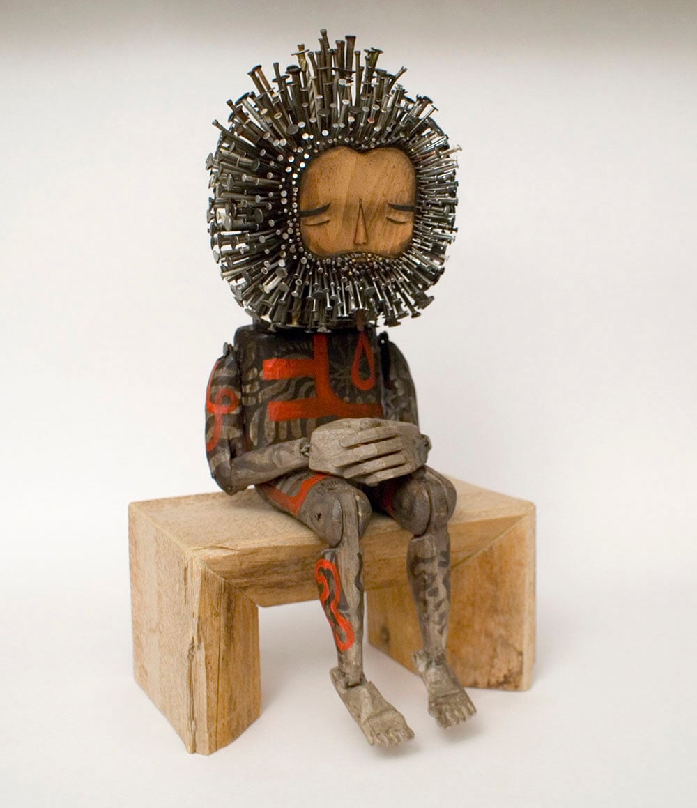 Wood Sculptures Punctured with Hundreds of Nails by Jaime Molina wood-sculptures-jaime-molina-freeyork-2