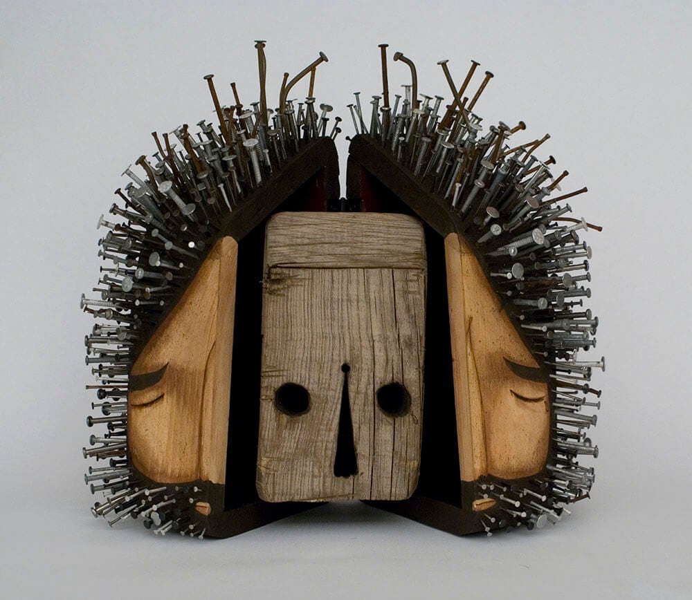 Wood Sculptures Punctured with Hundreds of Nails by Jaime Molina wood-sculptures-jaime-molina-freeyork-4