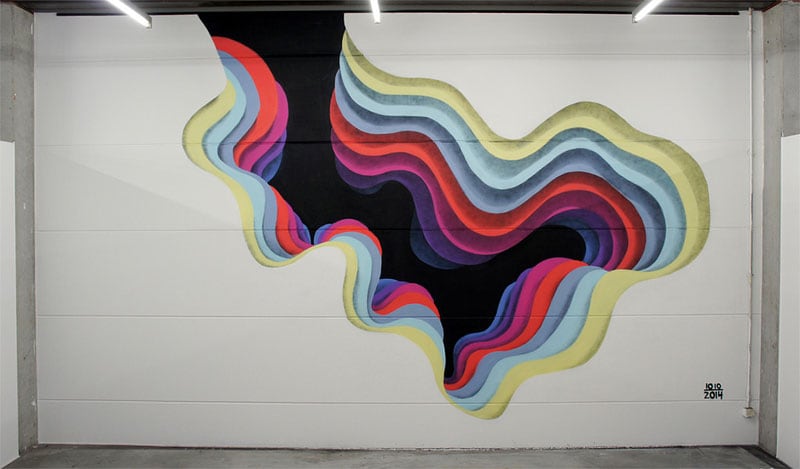 3d street art by 1010 portal to another dimension wormholes 6