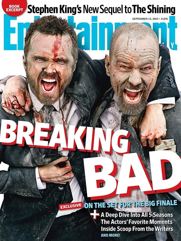 Aaron Paul Bryan Cranston Breaking Bad Entertainment Weekly