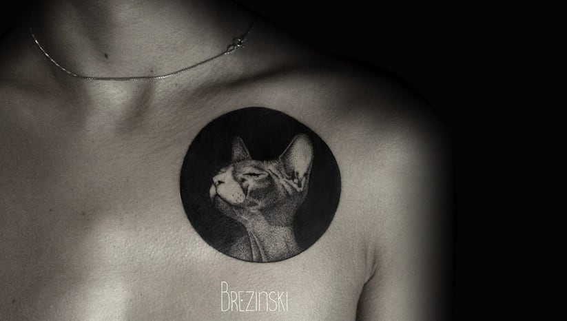 Classy Dotwork Tattoo Art By Ilya Brezinski 2014 01