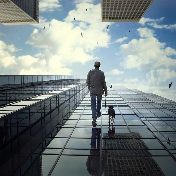 Surrealistic Photography by trini61 Downtown Stroll by trini61