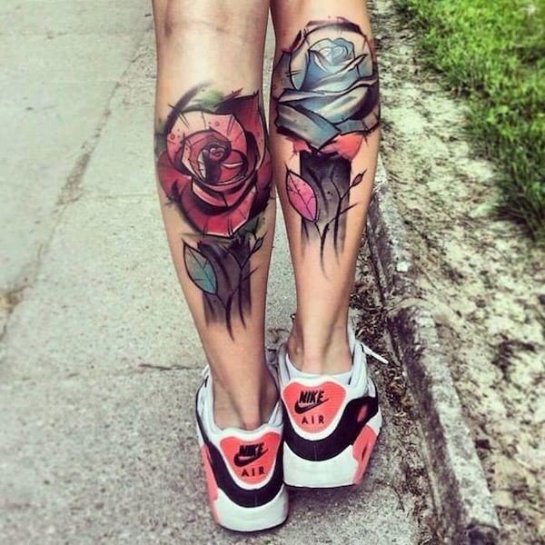 Tattoos influenced by Watercolor and Graphic Novel Art by Lukasz Bam Kaczmarek 2014 01