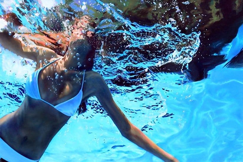 The Water Series Oil Paintings of Underwater Scenes by Matt Story 2014 01
