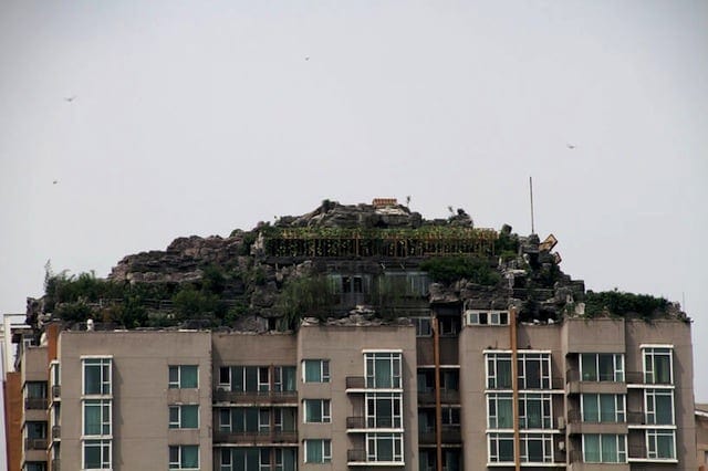 bejing illegal rooftop mountain villa 01