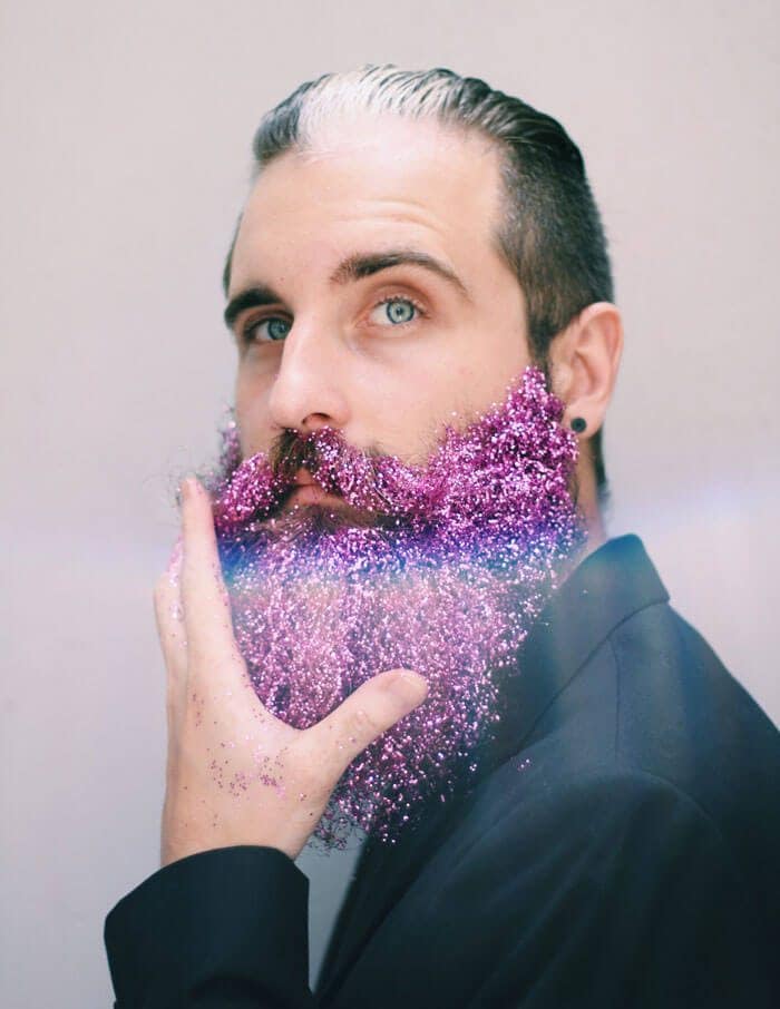 glitter beard trend instagram freeyork 1
